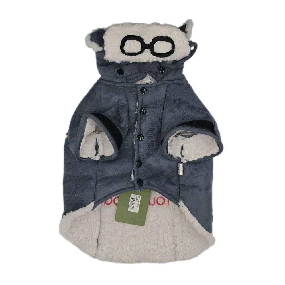Touchdog Tuskegee Aero-Vintage Design Outdoor Series Winter Dog Coat Small NWT